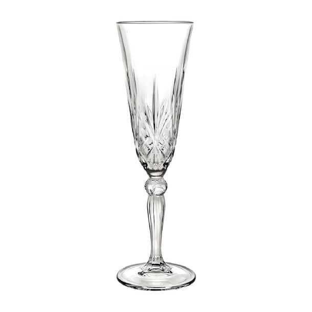 RCR Cristalleria Melodia Champagne Flute 160ml (Pack of 12) - VV3813 Champagne Glasses RCR Cristalleria