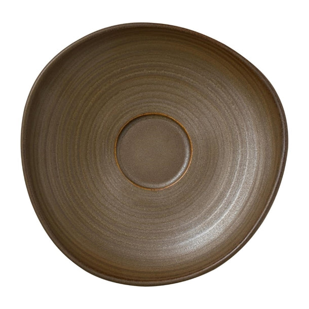 Steelite Patina Bronze Saucer 160mm (Pack of 12) - VV3878 Folio by Steelite Crockery Steelite