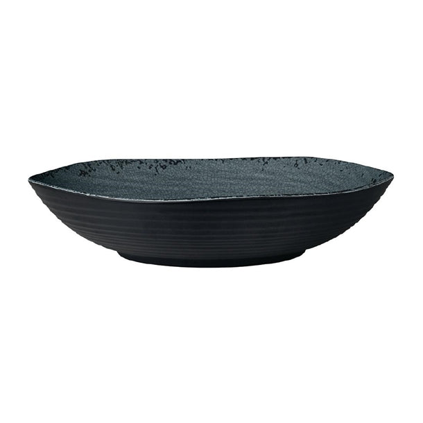 Steelite Pompeii Slate Large Shallow Round Bowls 359mm x 67mm (Pack of 4) - VV3884 Bowls Steelite
