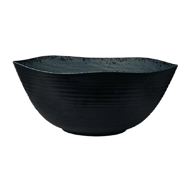 Steelite Pompeii Slate Large Round Bowl 413mm x 175mm (Pack of 2) - VV3886 Bowls Steelite