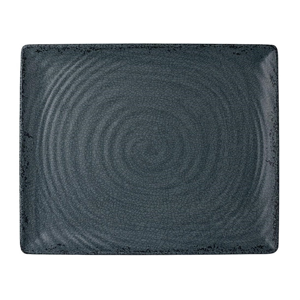 Steelite Pompeii Slate Gastronome Platter 1/2 324mm x 270mm (Pack of 3) - VV3888 Melamine and Polycarbonate Steelite
