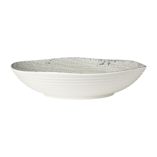 Steelite Pompeii Stone Large Shallow Round Bowls 359mm x 67mm (Pack of 4) - VV3894 Bowls Steelite