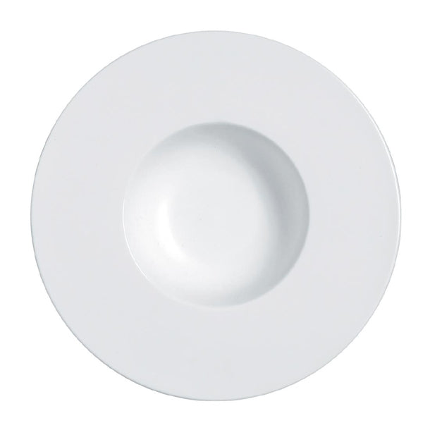 Steelite Flat Wide Rim Bowl 230mm (Pack of 12) - VV3916 Steelite