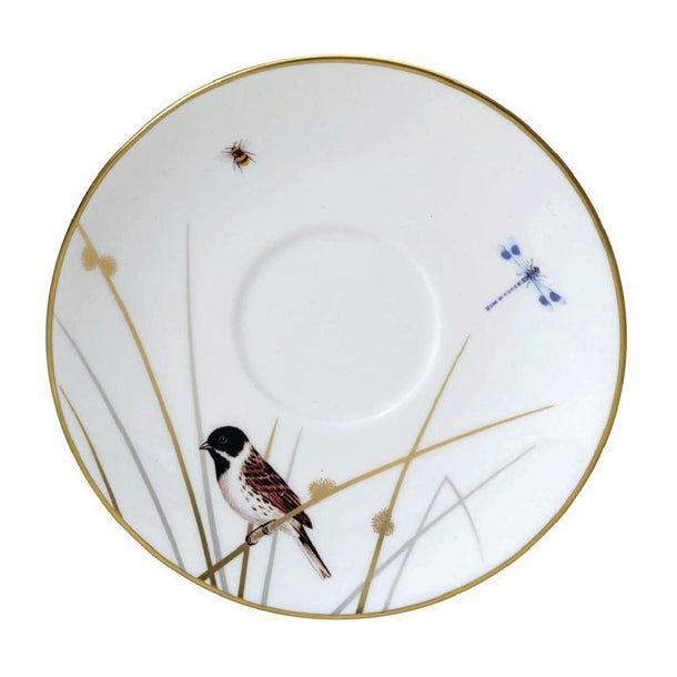 William Edwards Reed Tea Saucer/Soup Stand Classic 160mm (Pack of 12) - VV3922 William Edwards Fine Bone Chin Steelite