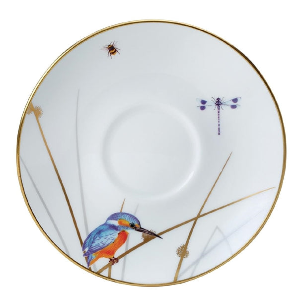 William Edwards Reed Tea for One Saucer Coupe 145mm Fits AND0411A (Pack of 12) - VV3929 William Edwards Fine Bone Chin Steelite