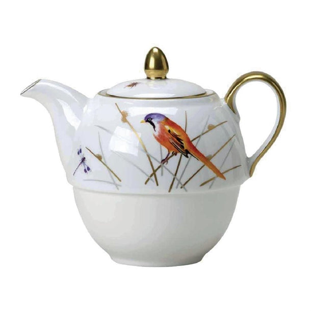 William Edwards Reed Tea For One Teapot Coupe 124mm (Pack of 6) - VV3936 William Edwards Fine Bone Chin Steelite