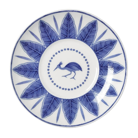 William Edwards Sultan's Garden Blue Espresso Saucer Fits AND0112 (Pack of 12) - VV3965 William Edwards Fine Bone Chin Steelite