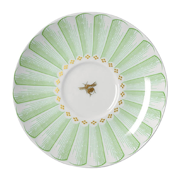 William Edwards Hive Espresso Saucer 120mm Fits AND0112 (Pack of 12) - VV3998 William Edwards Fine Bone Chin Steelite