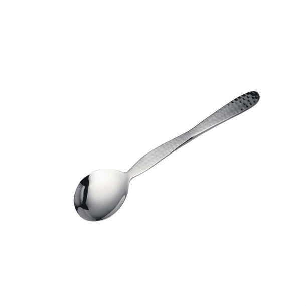 Steelite D.W. Haber Hammered Medium Serving Spoon Solid 10" (Pack of 6) - VV4014 Folio by Steelite Cutlery Steelite