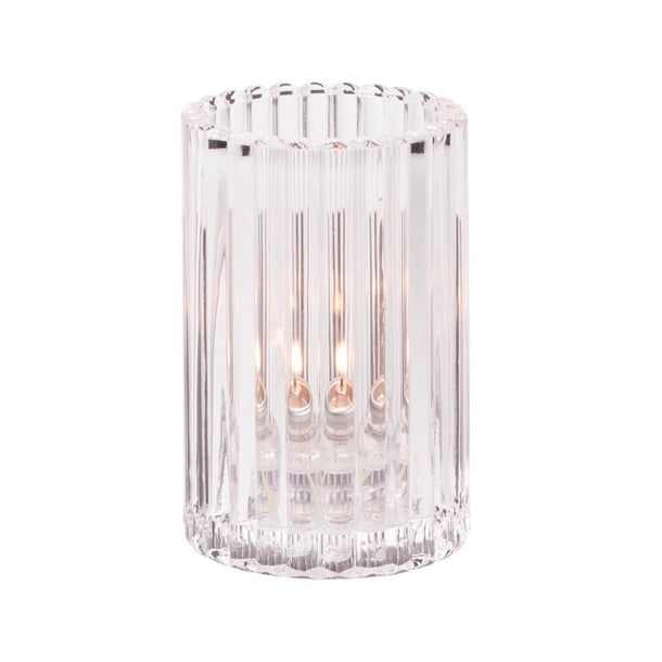 Hollowick Vertical Rod Clear Cylinder 73mm x 118mm (Pack of 6) - VV4024 Hollowick