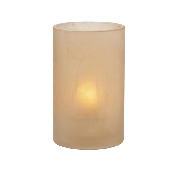Hollowick Wysp Amber Satin Glass Cylinder 73mm x 114mm (Pack of 6) - VV4052 Hollowick