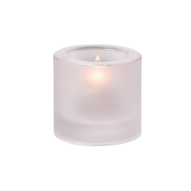 Hollowick Thick Round Satin Crystal Tealight 70mm x 73mm (Pack of 6) - VV4058 Hollowick