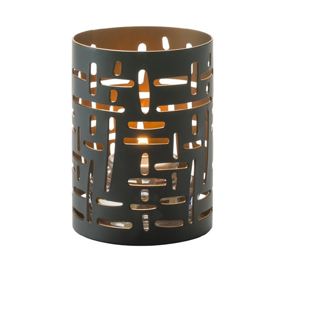Hollowick Data Black & Gold Metal Votive 60mm x 86mm (Pack of 6) - VV4062 Hollowick