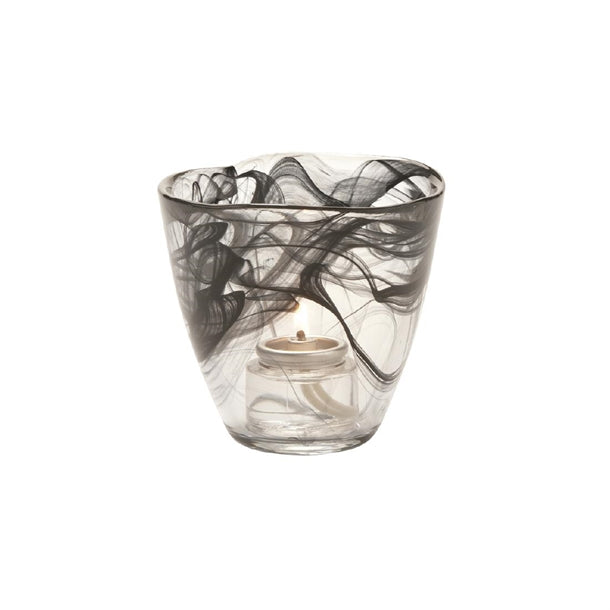 Hollowick Wysp Black Glass Votive 95mm x 89mm (Pack of 6) - VV4080 Hollowick