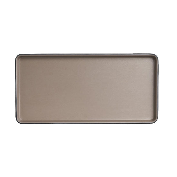 Steelite Baja Sandstone Rectangle Trays 254mm (Pack of 24) - VV4115 Melamine and Polycarbonate Steelite