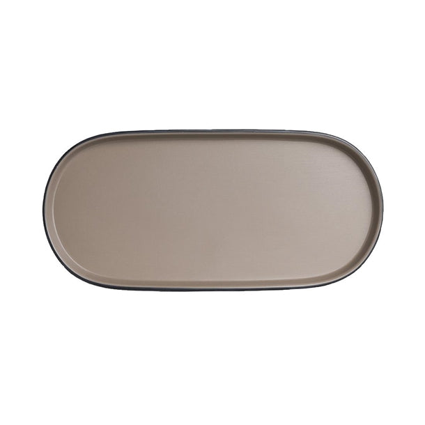 Steelite Baja Sandstone Oval Trays 292mm (Pack of 24) - VV4139 Melamine and Polycarbonate Steelite