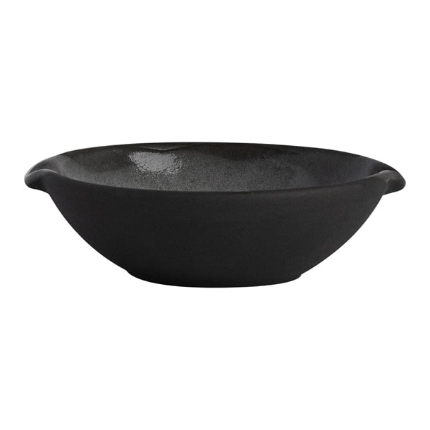 Steelite Gembrook Condiment Dish With Double Spout Grey 110mm (Pack of 36) - VV4251 Off Grid Studio Crockery Steelite