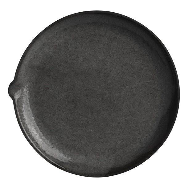 Steelite Gembrook Plate Grey With Spout Grey 263x255mm (Pack of 24) - VV4252 Plates Steelite