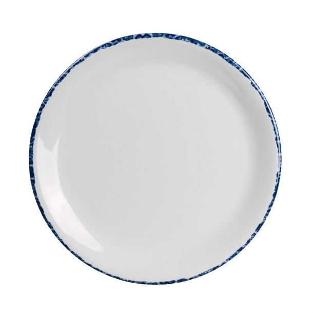 Steelite Blue Dapple Coupe Plates 152mm (Pack of 12) - VV4411 Plates Steelite