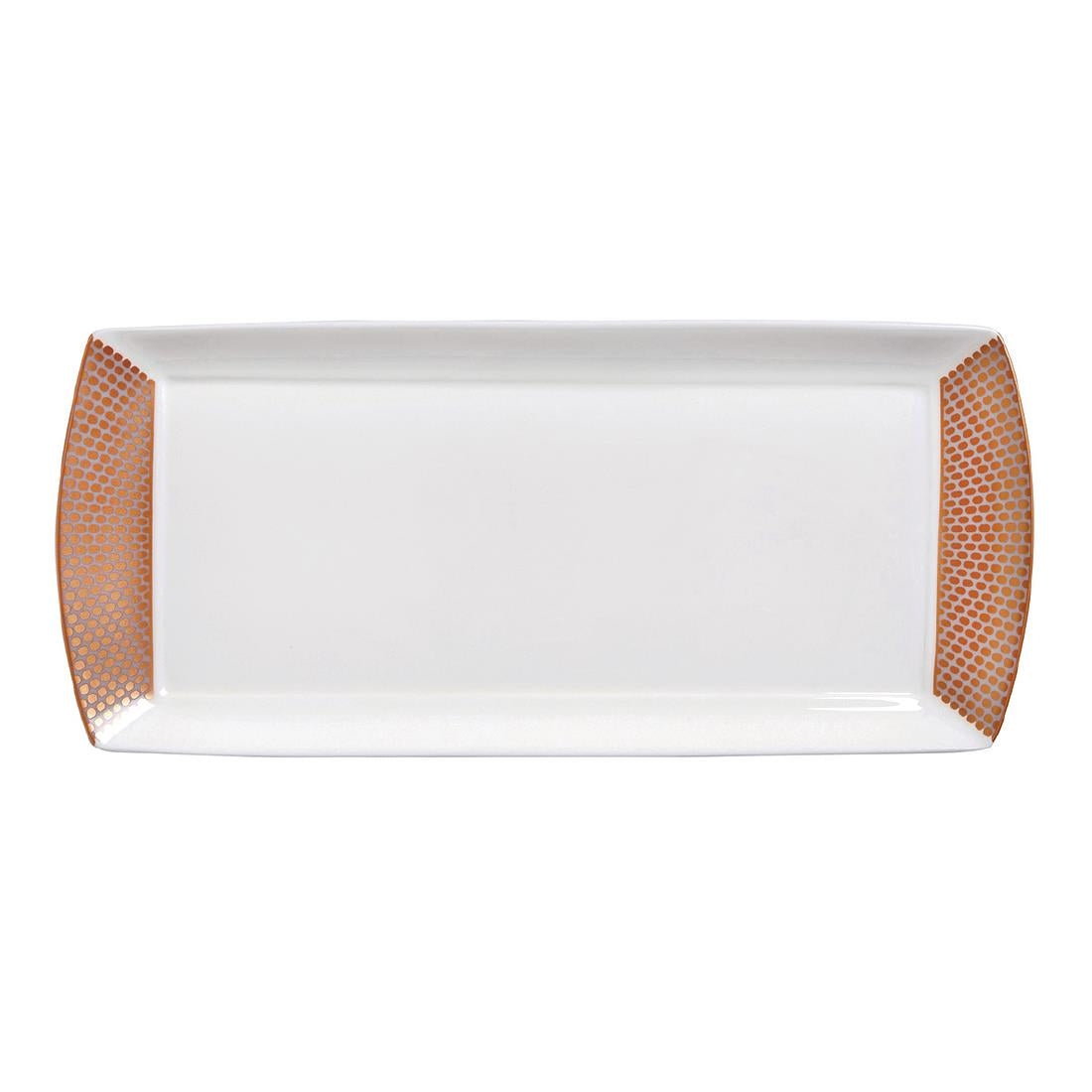William Edwards Quanta Rectangular Tray - Classic White 340x150mm (Pack of 12) - VV4465 William Edwards Fine Bone Chin Steelite