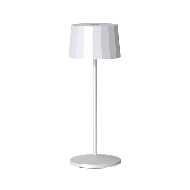 Octa White LED Rechargeable Table Lamp - VV4495 Hollowick