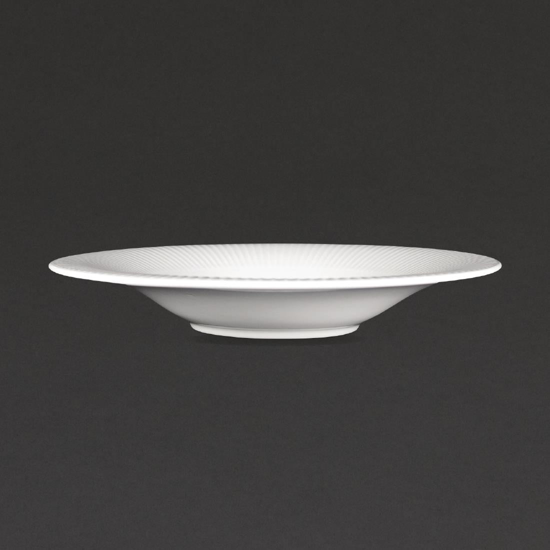 Steelite Willow Gourmet Rimmed Coupe Bowl 285mm (Pack of 6) - VV667 Bowls Steelite