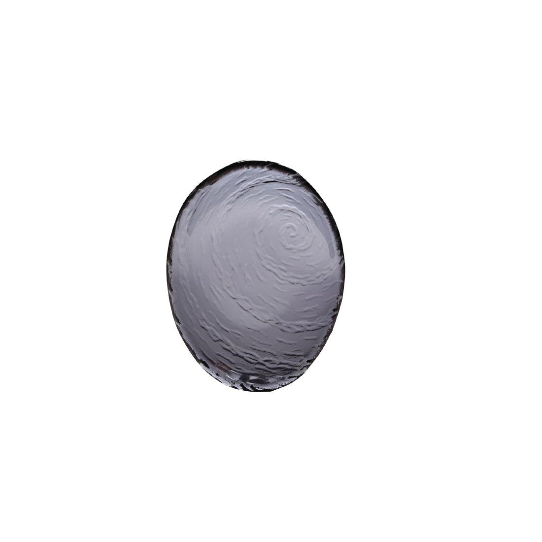 Steelite Scape Glass Smoked Oval Bowls 200mm (Pack of 12) - VV717 Bowls Steelite
