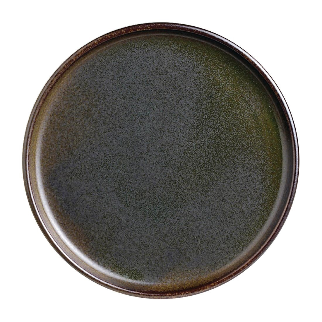 Rene Ozorio Wabi Sabi Round Trays Slate 152mm (Pack of 12) - VV847 Rene Ozorio Crockery Steelite