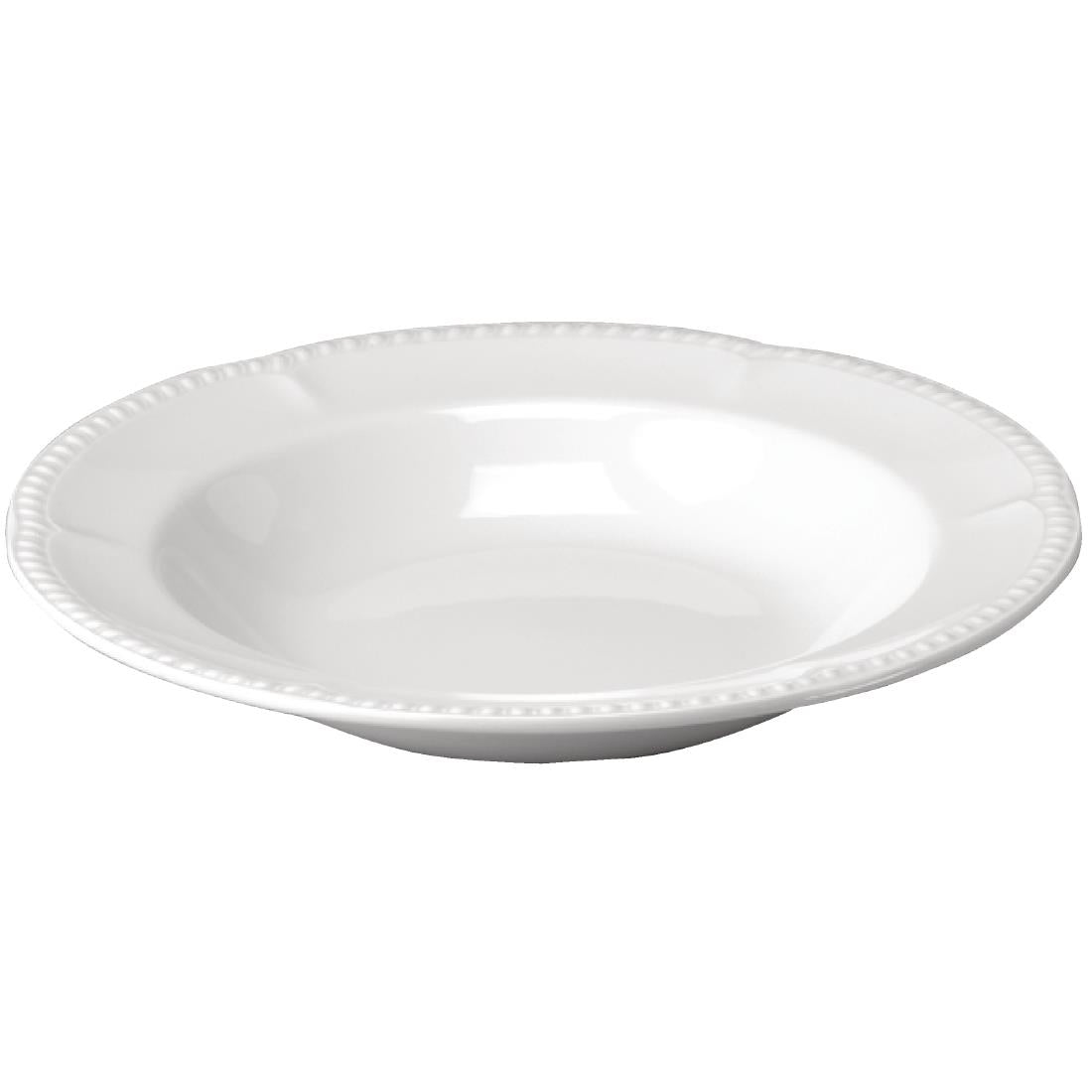 Churchill Buckingham White Pasta Plates 280mm (Pack of 12) - W101 Plates Churchill
