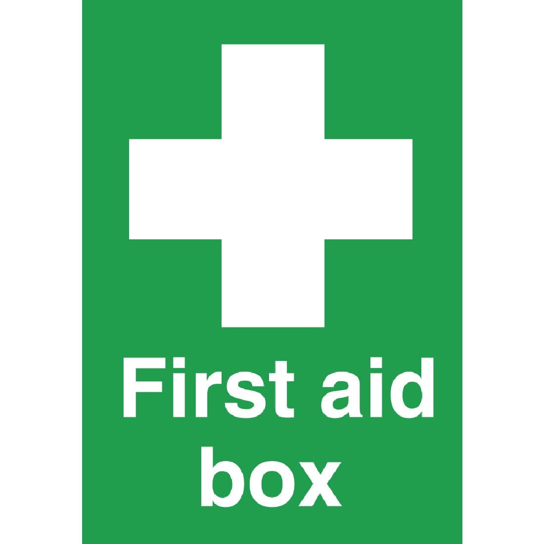 First Aid Box Sign - W315 Vogue