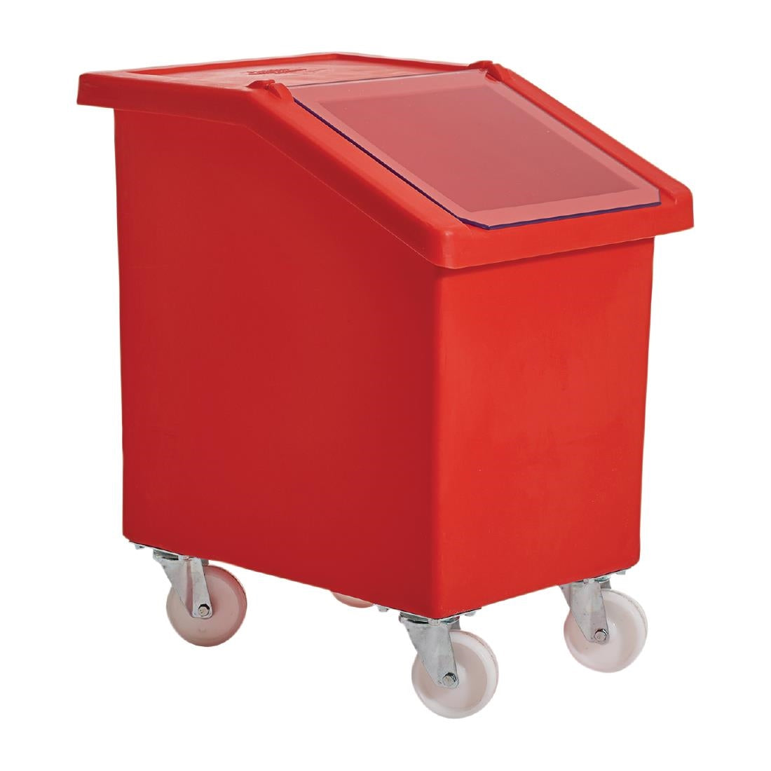 Mobile Ingredient Bin 90Ltr Red - W784 Fletcher