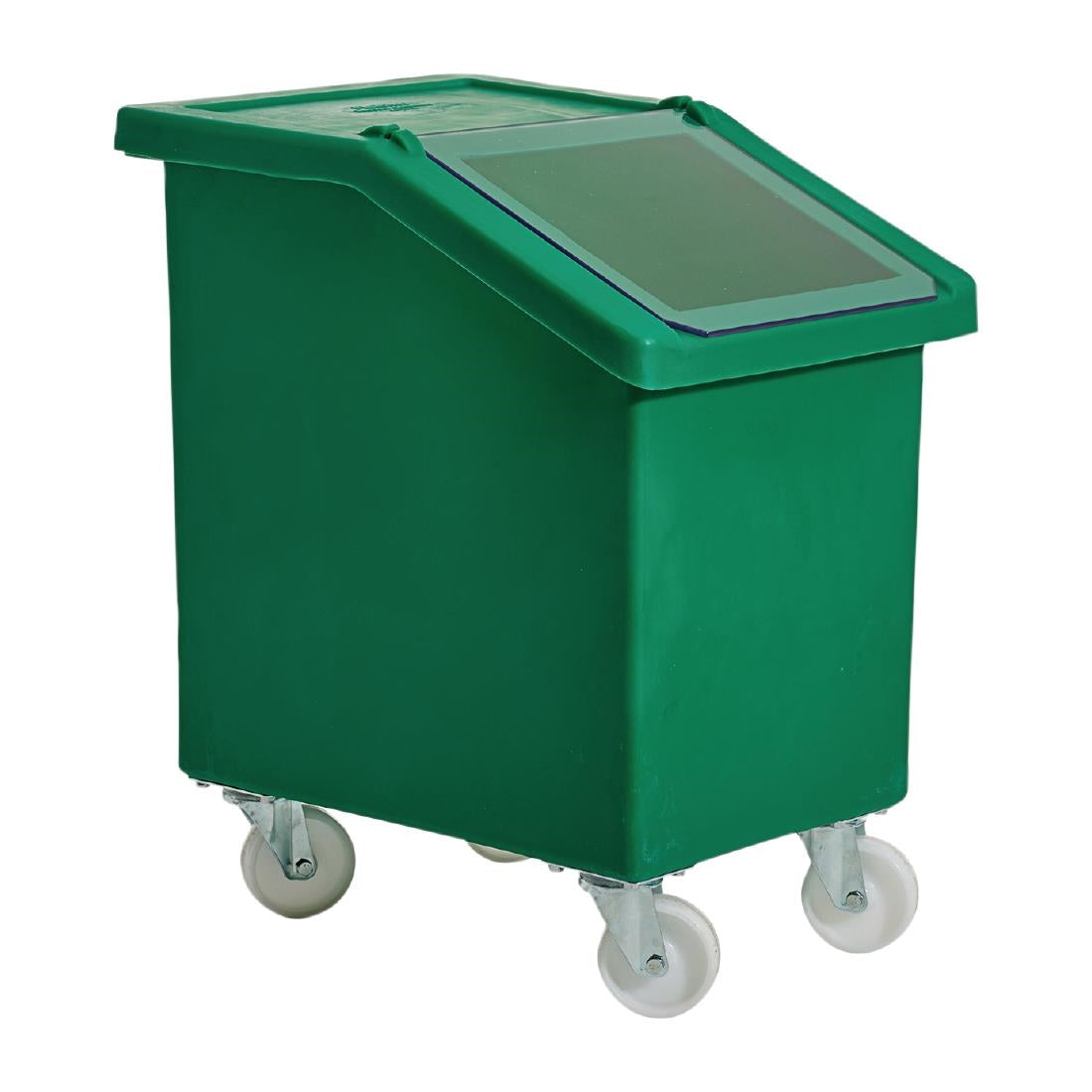 Mobile Ingredient Bin 90Ltr Green - W785 Fletcher