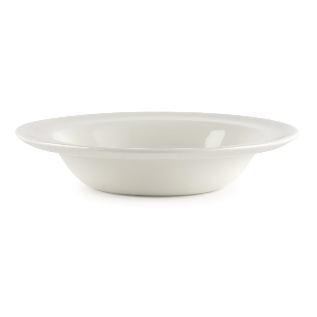 Churchill Plain Whiteware Pasta Plates 280mm (Pack of 12) - W891 Plates Churchill
