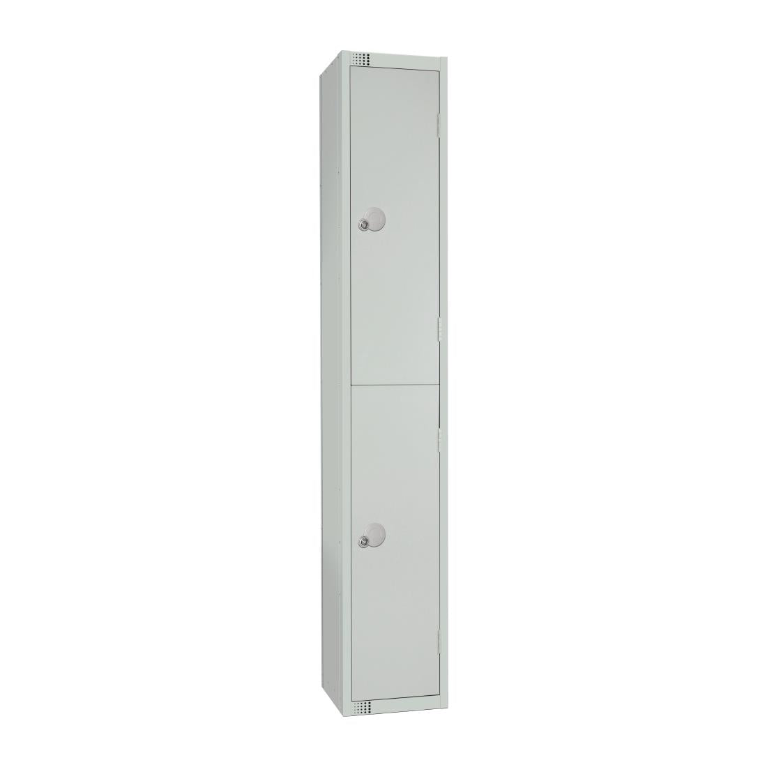 Elite Double Door Camlock Locker Grey - W960-C Steel Lockers 450mm Deep Elite Lockers