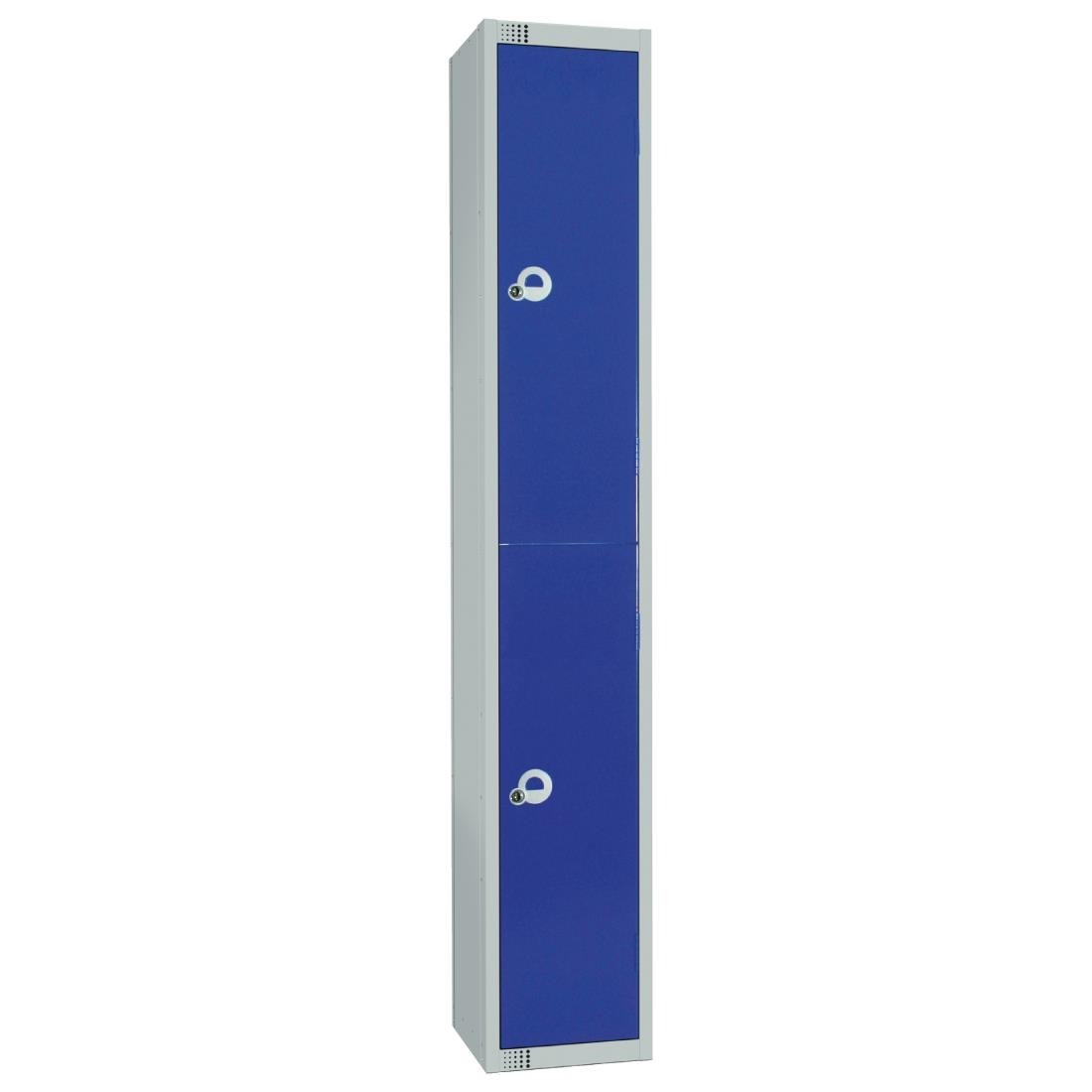 Elite Double Door Padlock Locker Blue - W975-P Steel Lockers 450mm Deep Elite Lockers