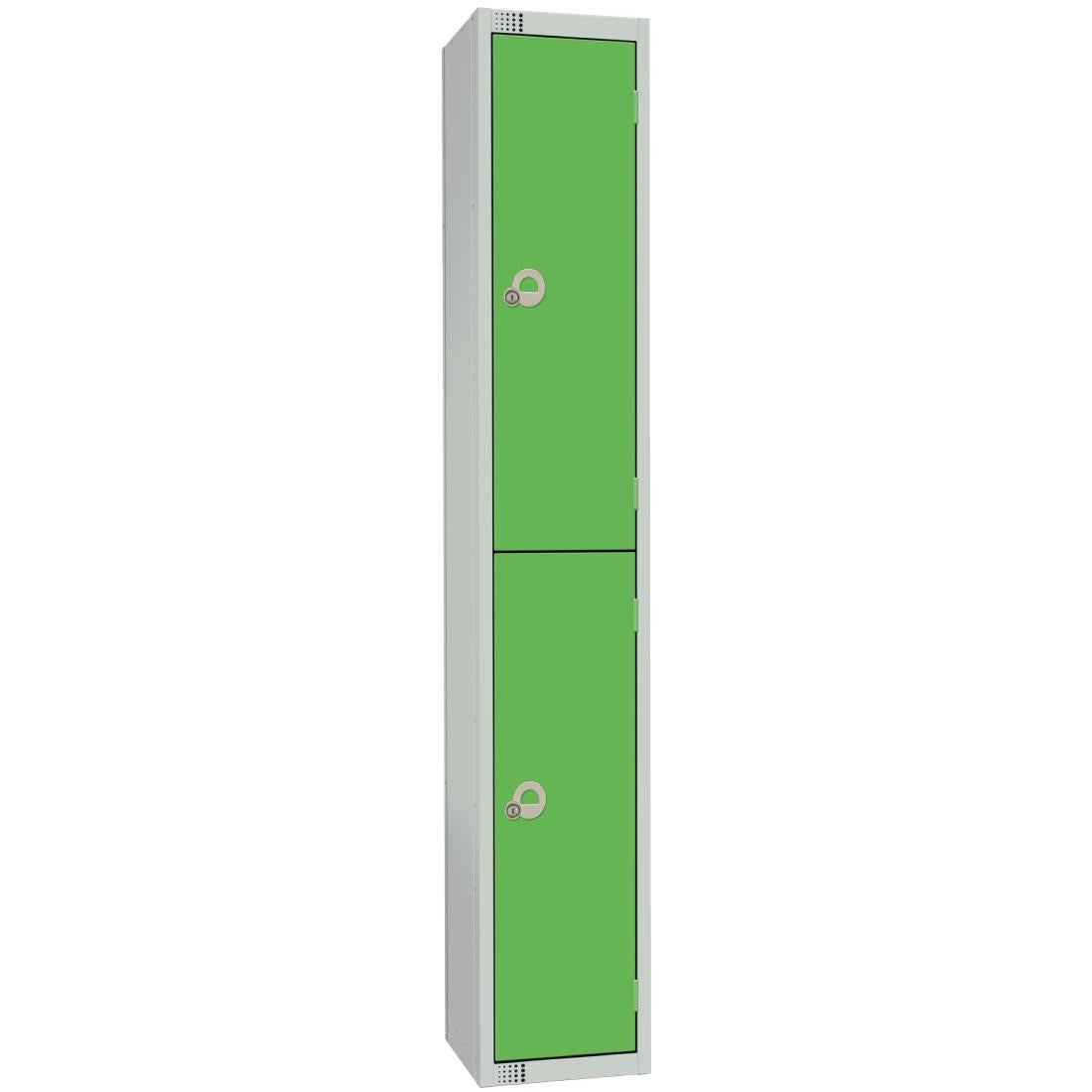 Elite Double Door Manual Combination Locker Locker Green - W985-CL Steel Lockers 450mm Deep Elite Lockers