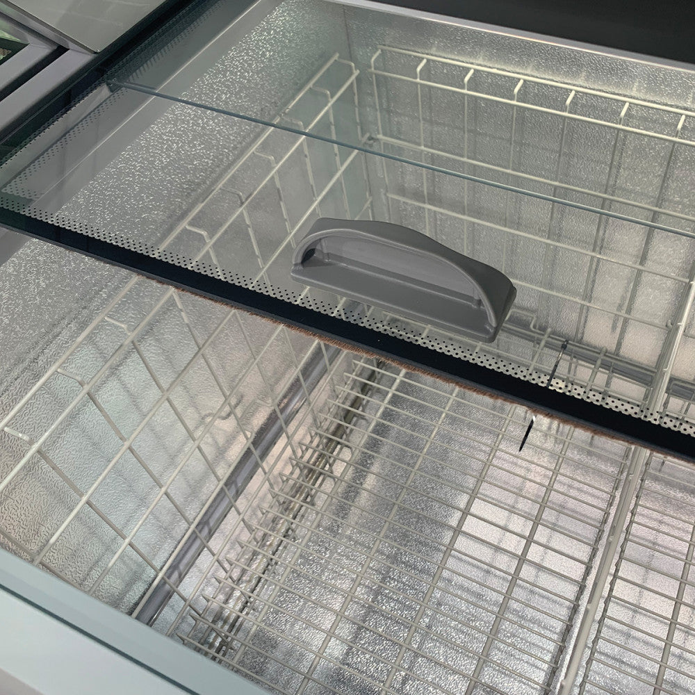 Prodis Supermarket 2 Door Wall Freezer With Under Freezer | WXPD1500 Display Chest Freezers Prodis