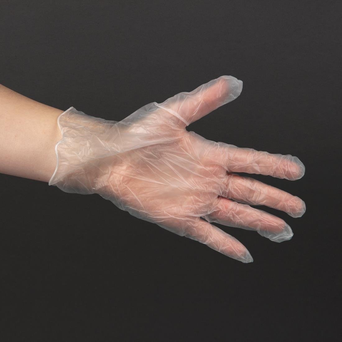 Powder-Free Latex Gloves Clear Medium (Pack of 100) - Y262-M Unicare