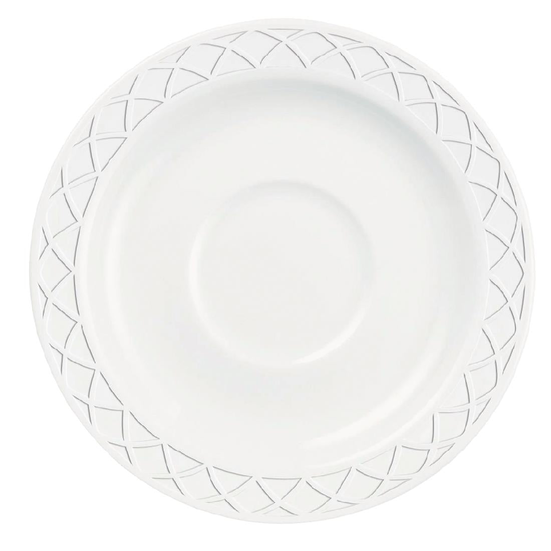 Churchill Alchemy Jardin Coupe Tea Saucers (Pack of 24) - Y523 Churchill Alchemy Fine China Churchill