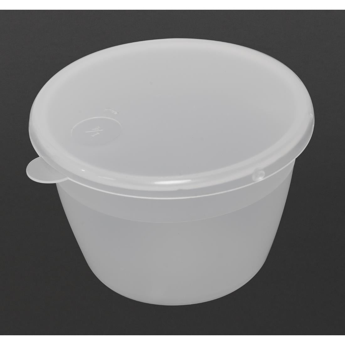 Kitchen Craft Polypropylene Pudding Basins 140ml (Pack of 12) - Y837 Kitchen Craft