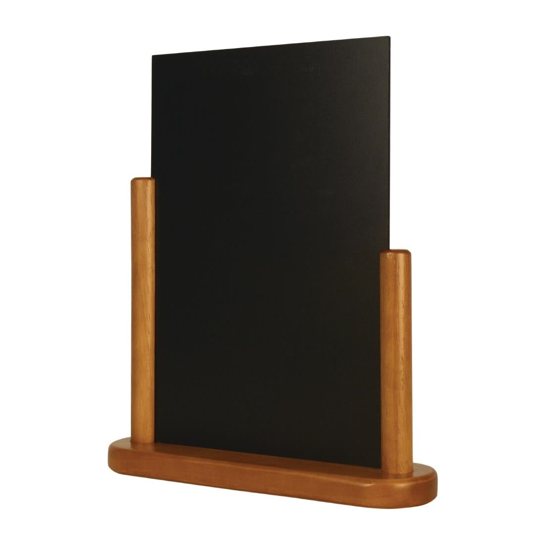 Securit Half Frame Table Top Blackboard 320 x 270mm Teak - Y870 Securit