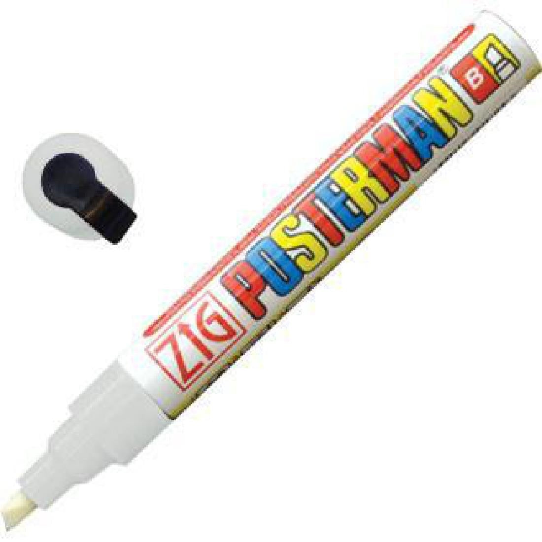 Securit White Chalk Marker 6mm Tip - Y985 Securit