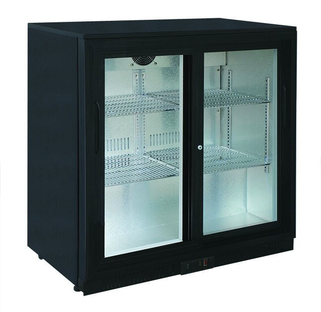 Hamoki Double Door Bottle Cooler Sliding Doors - 241001 Double Door Bottle Coolers Hamoki