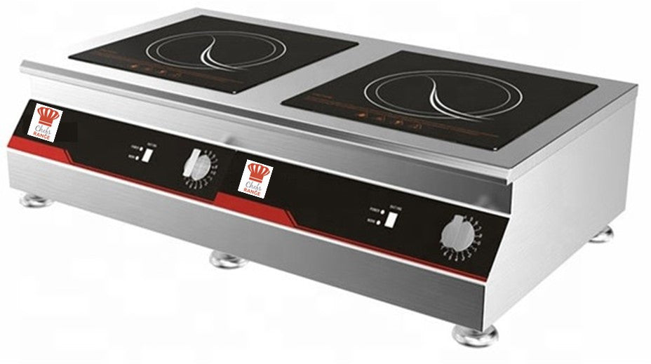 Chefsrange 2 Ring Induction Hob Counter Top 2 x 3KW - GXIH2-3 Induction Hobs Chefsrange