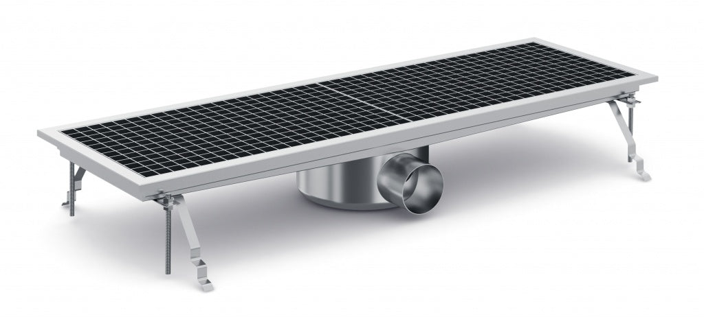 Combisteel Kitchen Drainage Floor Gully 927 x 300mm Fixed Horizontal - 7075.0105 Kitchen Floor Gullies & Grids Combisteel