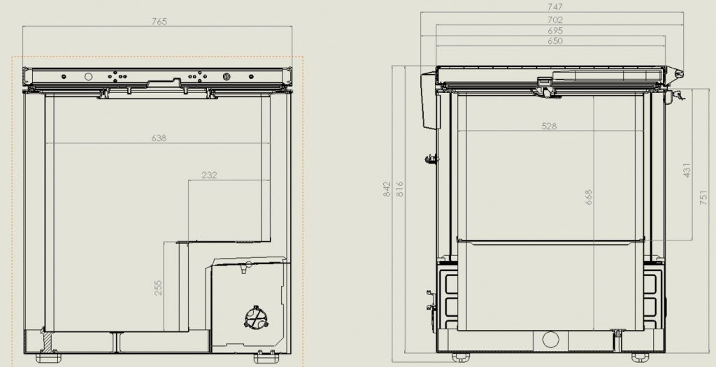 Combisteel Chest Freezer with Stainless Steel Lid 202 Litre - 7151.1100 Chest Freezers Combisteel