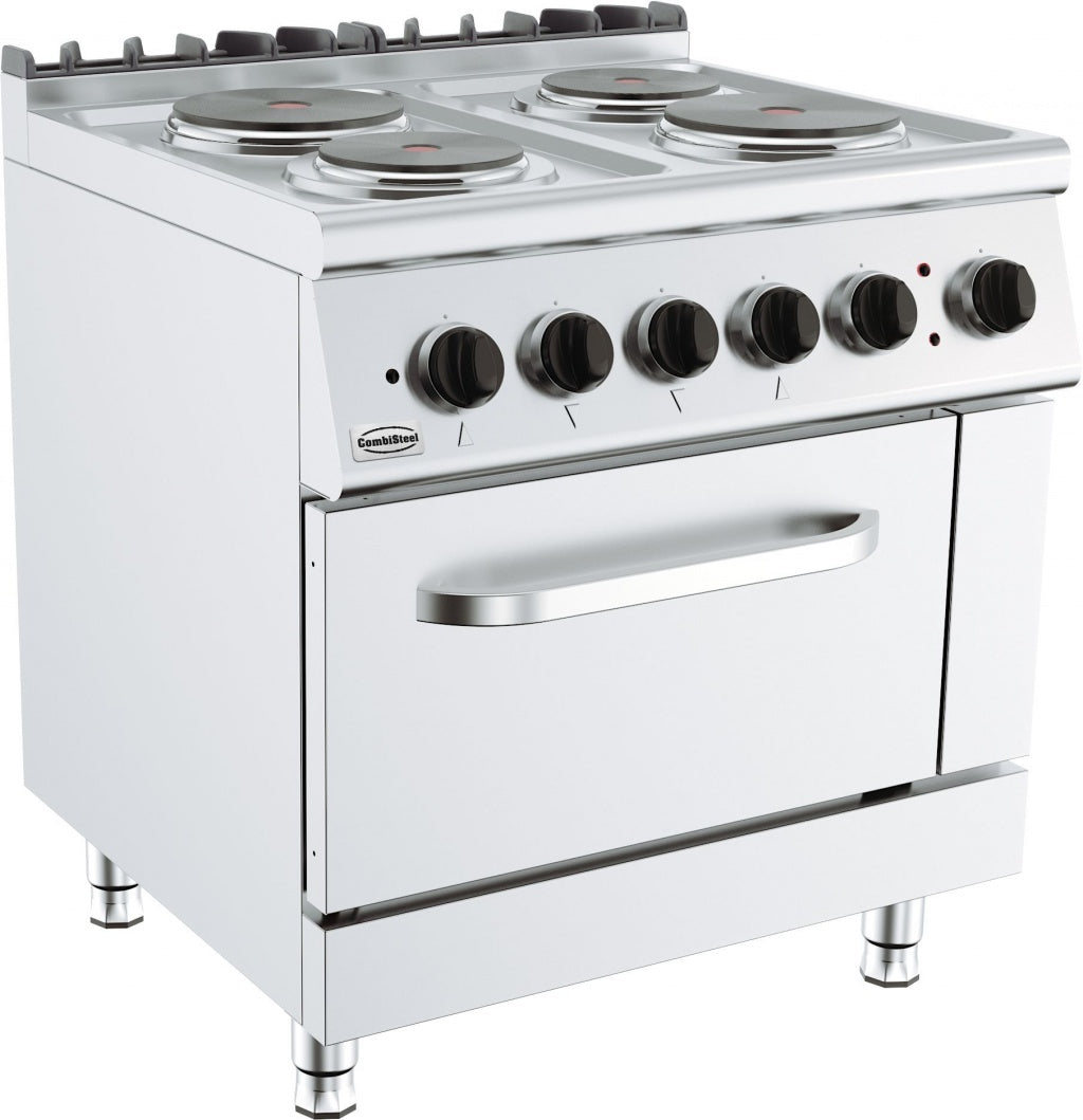 Combisteel 4 Electric Burner Oven Range Stove - 7178.0435 4 & 6 Burner Ovens Combisteel