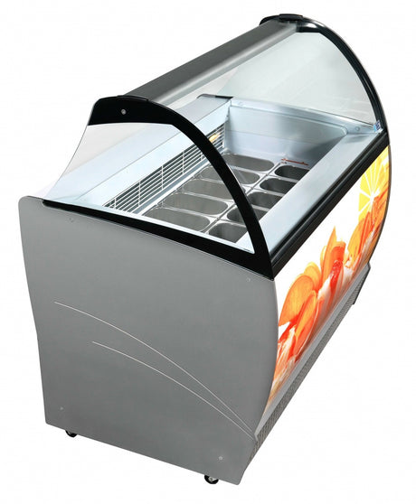 Combisteel Isabella Ice Cream Counter Display Freezer 13+13 x 5 Litre - 7295.0025 Ice Cream Display Freezers Combisteel   