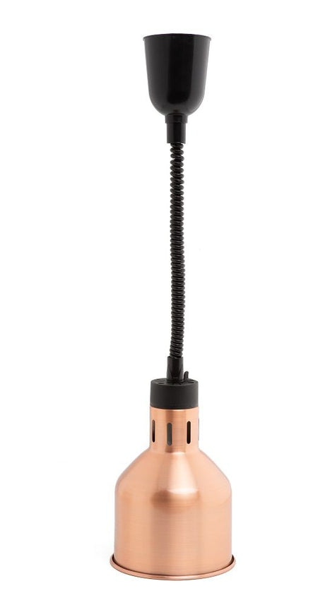 Combisteel Telescopic Heat Lamp Brass 250w - 7455.1805 Hanging Food Heat Lamps Combisteel   