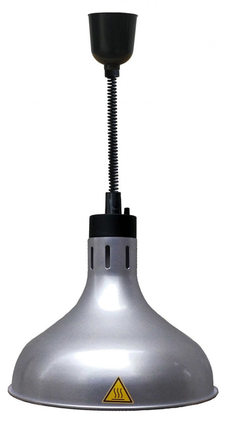 Combisteel Telescopic Heat Lamp Silver 250w - 7455.1822 Hanging Food Heat Lamps Combisteel   